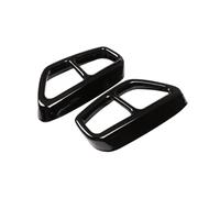 YUQUDGELKY 2 Pezzi Per Serie 5 6 GT G30 G38 G32 2018 2019 2020 2021 In Acciaio Inox Protezione Per Terminale Di Scarico(Glossy Black b)
