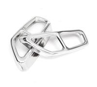 YUQUDGELKY 2 Pezzi Per Serie 5 6 GT G30 G38 G32 2018 2019 2020 2021 In Acciaio Inox Protezione Per Terminale Di Scarico(Argento)