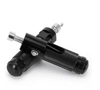 YUQUDGELKY 2 Pz Moto Bici Pieghevoli Poggiapiedi CNC Alluminio Universale Piedini Pedali Posteriori Set(SC16BK)