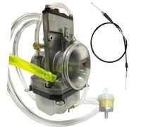 YUQUDGELKY 28mm 38mm 40mm Per Beta 350 400 430 480 498 TUTTE Carburatore Regolabile Power Jet Alta Velocità Con Cavo(36mm)