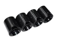 YUQUDGELKY 4 Pezzi Per M2 F87 M3 F80 M4 F82 F83 Terminale Di Scarico Per Auto Terminale Di Scarico Mperformance In Fibra Di Carbonio Dedicato(Stile A)