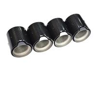 YUQUDGELKY 4 Pezzi Per M2 F87 M3 F80 M4 F82 F83 Terminale Di Scarico Per Auto Terminale Di Scarico Mperformance In Fibra Di Carbonio Dedicato(Stile B)