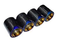 YUQUDGELKY 4 Pezzi Per M2 F87 M3 F80 M4 F82 F83 Terminale Di Scarico Per Auto Terminale Di Scarico Mperformance In Fibra Di Carbonio Dedicato(Style F)