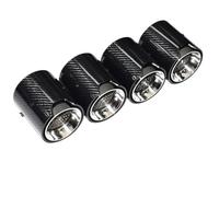 YUQUDGELKY 4 Pezzi Per M2 F87 M3 F80 M4 F82 F83 Terminale Di Scarico Per Auto Terminale Di Scarico Mperformance In Fibra Di Carbonio Dedicato(Style E)