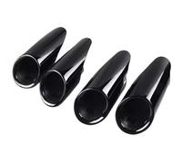 YUQUDGELKY 4 Pezzi Per Macan S 2.9T 3.0T 2014 2015 2016 2017-2024 Terminale Di Scarico In Acciaio Inox Nero Terminale Di Scarico Ugello(NERO)