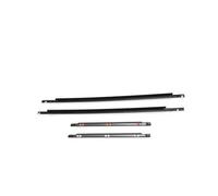 YUQUDGELKY 4 Pezzi Per Toyota Per FJ Per Cruiser 2007-2014 Guarnizione Per Finestrini Modanatura Esterna In Vetro Portiera Laterale Anteriore E Posteriore Nera