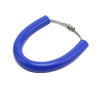 YUQUDGELKY Accessori Universali Per Moto Protezione Universale Rotonda Per Tubo Di Scarico Da 100-160 Mm Anelli Di Fissaggio In Silicone(Blu)