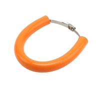 YUQUDGELKY Accessori Universali Per Moto Protezione Universale Rotonda Per Tubo Di Scarico Da 100-160 Mm Anelli Di Fissaggio In Silicone(Arancia)