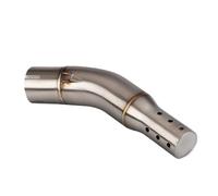 YUQUDGELKY Adattatore Per Tubo Di Scarico Centrale Slip-On Per Moto Accessori Per La Modifica Per CFmoto NK400 650NK 400 NK 650(Stile A)