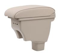 YUQUDGELKY Auto Bracciolo Girevole Per Suzuki Sx4 2007 2008 2009 2010 2011 2012 2013 Bracciolo Console Centrale Centro Scatola Di Immagazzinaggio(Beige)