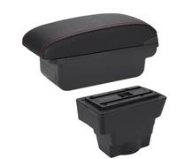 YUQUDGELKY Box Bracciolo Auto Per Opel Per Astra Per Astra J 2012 2013 2014 2015-2020 Box Bracciolo Centrale Scatola Di Deposito Pezzo Di Retrofit(C1 Nero rosso NO USB)