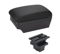 YUQUDGELKY Box Bracciolo Centrale Per S&koda Per Yeti Per Octavia A5 Contenuto Della Confezione: Box Portaoggetti Bracciolo Con Portabicchieri E Interfaccia USB(C2 linea nera 7USB)