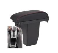 YUQUDGELKY Box Bracciolo Per Peugeot 2008 2012-2018 Box Portaoggetti Per Auto Con Ricarica USB Parti Di Ricambio Per Auto Dettagli Interni(A1 Pelle artificiale)