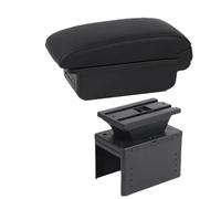 YUQUDGELKY Box Bracciolo Per TT Per TT Coupé Box Portaoggetti Centrale Parti Di Ricambio Per Interni(B2 linea nera 3USB)