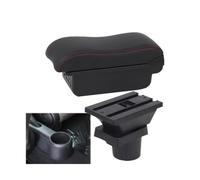 YUQUDGELKY Box Console Di Archiviazione Retrofit Per VW UP Bracciolo Regolabile Per S&koda Per Citigo Per Seat Mii Poggiapolsi Auto Accessori Auto(B1 Nero rosso 3USB)