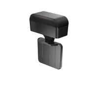 YUQUDGELKY Box Portaoggetti Per Bracciolo Auto Regolabile In Altezza Con Poggiagomiti Organizer Universale Per Braccioli Interni E Sedili(Black-Red 1pc)