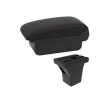 YUQUDGELKY Braccioli Auto Per C&hevrolet Per Aveo 310C Per Sail 2023 2024 2025 Scatola Ripiano Console Accessori Auto(C1 Nero rosso NO USB)