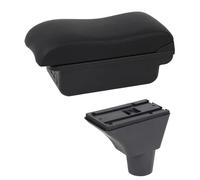 YUQUDGELKY Bracciolo Auto Per Citroen Per Berlingo Contentore Centrale Stile Auto Decor Con Portabicchieri(C2 Linea Nera)