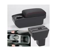 YUQUDGELKY Bracciolo Auto Upgrade Interni Vanetto Accessori Per N&issan Per Kicks 2016 2017 2018 2019 2020 2021 2022 2023 2024(C1 Nero rosso NO USB)