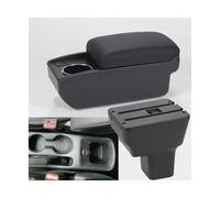 YUQUDGELKY Bracciolo Auto Upgrade Interni Vanetto Accessori Per N&issan Per Kicks 2016 2017 2018 2019 2020 2021 2022 2023 2024(B2 Linea nera 6USB)