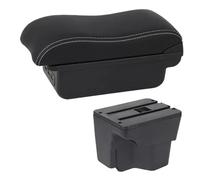YUQUDGELKY Bracciolo Centrale Auto Per Kia Rio 3 2011-2016 Scatola Interni Ricambi Auto Poggia Braccio In Pelle Console Centrale Vano USB(C2 Linea Bianca)
