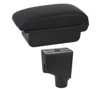 YUQUDGELKY Bracciolo Centrale Per Toyota Per Yaris 2015 2016 2017 2018 2019 2020 2021(C1 Linea nera)