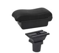 YUQUDGELKY Bracciolo Centrale Per Toyota Per Yaris Per Vitz 5 Porte Hatchback 1998-2006 2007 2008 2009 2010 2011 Bracciolo Auto(Linea nera A2 Nessuna USB)