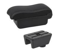 YUQUDGELKY Bracciolo Per Seat Per Ibiza Per Ibiza MK4 IV 6J 2008-2017 Design Interno Console Auto Scatola Bracciolo Di Archiviazione(B2 Linea Bianca)