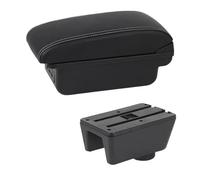 YUQUDGELKY Bracciolo Per Seat Per Ibiza Per Ibiza MK4 IV 6J 2008-2017 Design Interno Console Auto Scatola Bracciolo Di Archiviazione(C1 Linea Bianca)