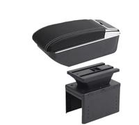 YUQUDGELKY Bracciolo Universale Centrale Per Auto Modello Universale Scatola Bracciolo Accessori Auto Scatola Di Immagazzinaggio Supporto Braccio(B3 linea bianca NO USB)