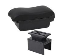 YUQUDGELKY Bracciolo Universale Per Auto Box Portaoggetti Per Accessori Auto Parti Di Ricambio(Linea nera A2 Nessuna USB)