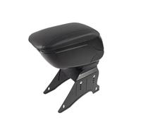 YUQUDGELKY Bracciolo Universale Per Auto Bracciolo Centrale Senza Modifica Foratura Scatola Di Immagazzinamento Bracciolo Nero Console Centrale
