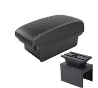 YUQUDGELKY Bracciolo Universale Per Auto Modello Centrale Supporto Universale Per Bracciolo Accessori Per Interni(A2 Black white NO USB)