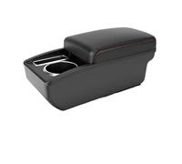 YUQUDGELKY Brasciolo Per Lada Per Granta Scatola Bracciolo Per Lada Per Kalina Bracciolo Auto Scatola Di Archiviazione Interno Retrofit Bracciolo Centrale(A1 Nero rosso SENZA USB)