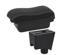 YUQUDGELKY Dettagli Interni Accessori Auto Box Bracciolo Per Auto Per N&issan Per Almera G15(Linea bianca A3 Nessuna USB)