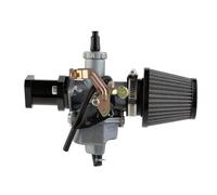 YUQUDGELKY Kit Carburatore In Alluminio Per PZ26 Per CB125 XL125S TRX250 TRX 250EX XR100 XR200 CG CB 125 150 Cc ATV Quad Dirt Bike Moto(Cavo nero)