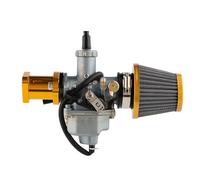 YUQUDGELKY Kit Carburatore In Alluminio Per PZ26 Per CB125 XL125S TRX250 TRX 250EX XR100 XR200 CG CB 125 150 Cc ATV Quad Dirt Bike Moto(Mano d'oro)
