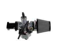 YUQUDGELKY Kit Carburatore In Alluminio Per PZ26 Per CB125 XL125S TRX250 TRX 250EX XR100 XR200 CG CB 125 150 Cc ATV Quad Dirt Bike Moto(Mano nera)