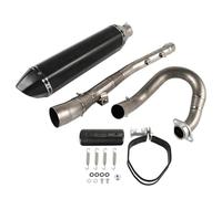 YUQUDGELKY Kit Di Scarico Completo In Fibra Di Carbonio Per Suzuki DRZ400 DRZ400SM 2000 2001 2003-2022 Con Raccordo Centrale Per Marmitta