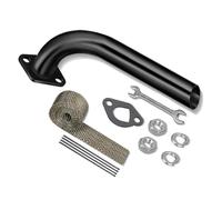 YUQUDGELKY Kit Tubo Di Scarico Per Mini Motociclette Per Predator 212cc 224cc 196cc Per Coleman CT200U BT200X CT200U-EX 6,5hp GX160 GX200 Motore Piccolo