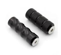 YUQUDGELKY Motorcycle Poggiapiedi Pieghevoli Poggiapiedi Pedane Pedali Set Accessori Motociclo Per Universal(NERO,1 paio)