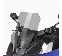 YUQUDGELKY Parabrezza per Moto per ZONTES Zontes 150D 350D 150 350 Rialzato E Modificato Parabrezza Anteriore in Vetro(Grigio,62CM)