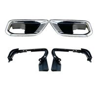 YUQUDGELKY Paraurti Posteriore In ABS Per Auto Silenziatore Di Scarico Rivestimento Di Ricambio Per CRV CR-V 2023-2024 Accessori Auto(4 pezzi)