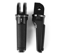 YUQUDGELKY Pedane Anteriori Per TRIUMPH Per BONNEVILLE T100/T120 Per BOBBER DAYTONA 675 R Per SPEED Per TRIPLE R Per TWIN(NERO)