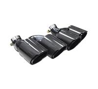 YUQUDGELKY Per A6 A7 C8 2020+ Terminale Di Scarico Per Auto In Fibra Di Carbonio Quadruplo Accessori Per Auto(Carbon Fiber Texture A)