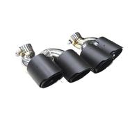 YUQUDGELKY Per A6 A7 C8 2020+ Terminale Di Scarico Per Auto In Fibra Di Carbonio Quadruplo Accessori Per Auto(Carbon Fiber Texture D)