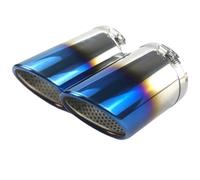 YUQUDGELKY Per A6 C6 4F Q7 4L 2005-2011 Accessori In Acciaio Inox Per Tubo Di Scarico Marmitta Terminale Di Scarico Esterno Rimontaggio(Blu)