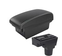 YUQUDGELKY Per C&hevrolet Per Aveo II 2011 2012 2013 2014 2015 2016-2020 Scatola Bracciolo Auto Modifica Dettagli Interni(B3 Nero bianco 3USB)