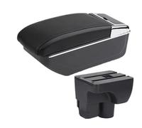 YUQUDGELKY Per C&hevrolet Per Sail 3 Per Aveo Bracciolo Centrale Auto Scatola Di Riporlo Ricambi Retrofit Accessori Auto(B2 linea nera SENZA USB)