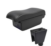 YUQUDGELKY Per C&hevrolet Per Scatola Bracciolo Spark Per C&hevrolet Per Spark 3 III Per Aveo T200 Scatola Di Stivaggio Bracciolo Auto(B3 Nero bianco 3USB)